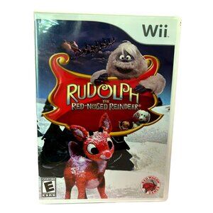 Rudolph The Red Nose Reindeer Nintendo Wii Video Game w/ Manual
